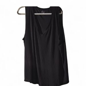 Women's Black Sleeveless Top